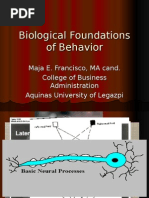 Biological Foundations of Behavior