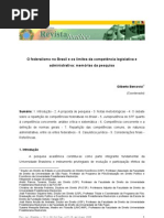 RJP-10. Gilberto. Bercovici. Federalismo e Repartição de Competênciuas (2008) PDF