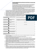 Secuencia Mínima de Pasos para Elaboracion de Un Proyecto Electrico