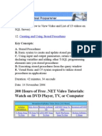 SQL Server Video 12 Stored Procedures