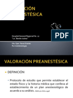 VALORACIÓN PREANESTÉSICA