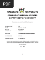 Final Project Report On Formulation of A Pesticide (LUBWAMA KENNETH)