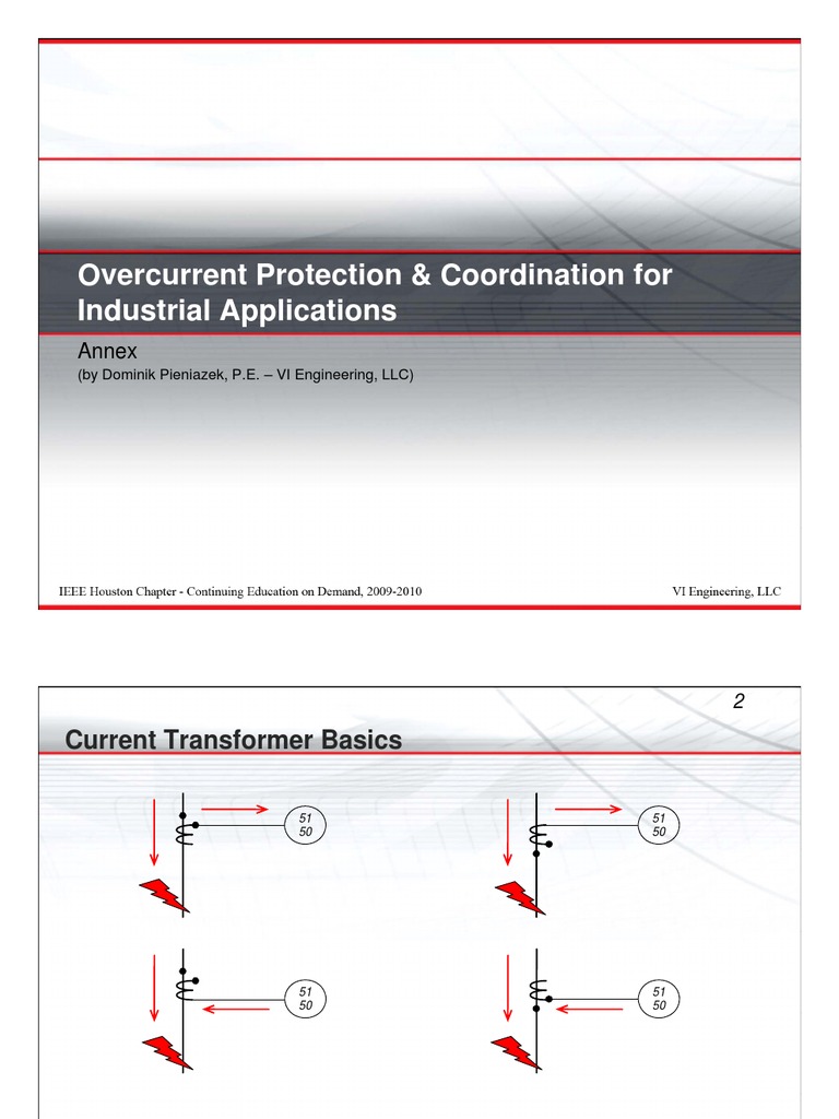 Overcurrent Protection Guidelines for Industry | PDF | Transformer | Relay