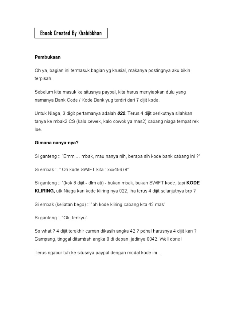 Image Result For Cara Verifikasi Paypal Tanpa Kartu Kredit Rahasia