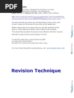 Revision Technique