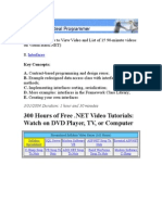 Modern VBNET Video 8 Interfaces