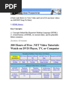 Aspnet Video 1 HTML Basics