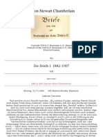 Chamberlain Houston Stewart - Briefe 1882-1924 Und Briefwechsel Mit Kaiser Wilhelm II. - Band 1 (1928, 121 S., Text)