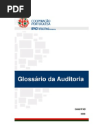 GLOSSÁRIO DE AUDITORIA