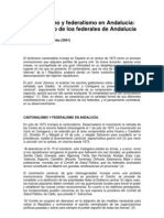 Cantonalismo y Federalismo en Andalucia _Juan Antonio Lacomba
