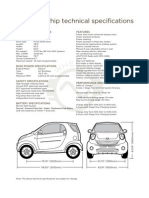 Whip Technical Specifications BASE MODEL PARAMETERS Model Name: Wheego