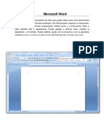 Procesador de Texto y Microsoft Word