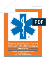 GSA Federal Specification for Star-of-Life Ambulance KKK-A-1822E