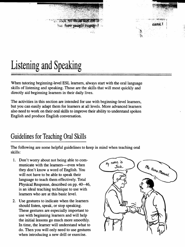 Tpr Module | Vocabulary | English As A Second Or Foreign Language