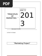 Download Ice cream Final Project of marketing by Sai Ra SN130794527 doc pdf