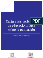 Carta Profesores Educacion Fisica