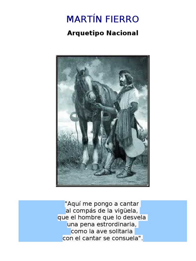Martín Fierro Pdf Argentina