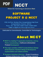 Download NCCT - Software Projects Intro  Presentation by esskayn16936 SN13080162 doc pdf