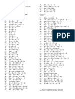 Ecuaciones de Primer Grado Con Una Variable