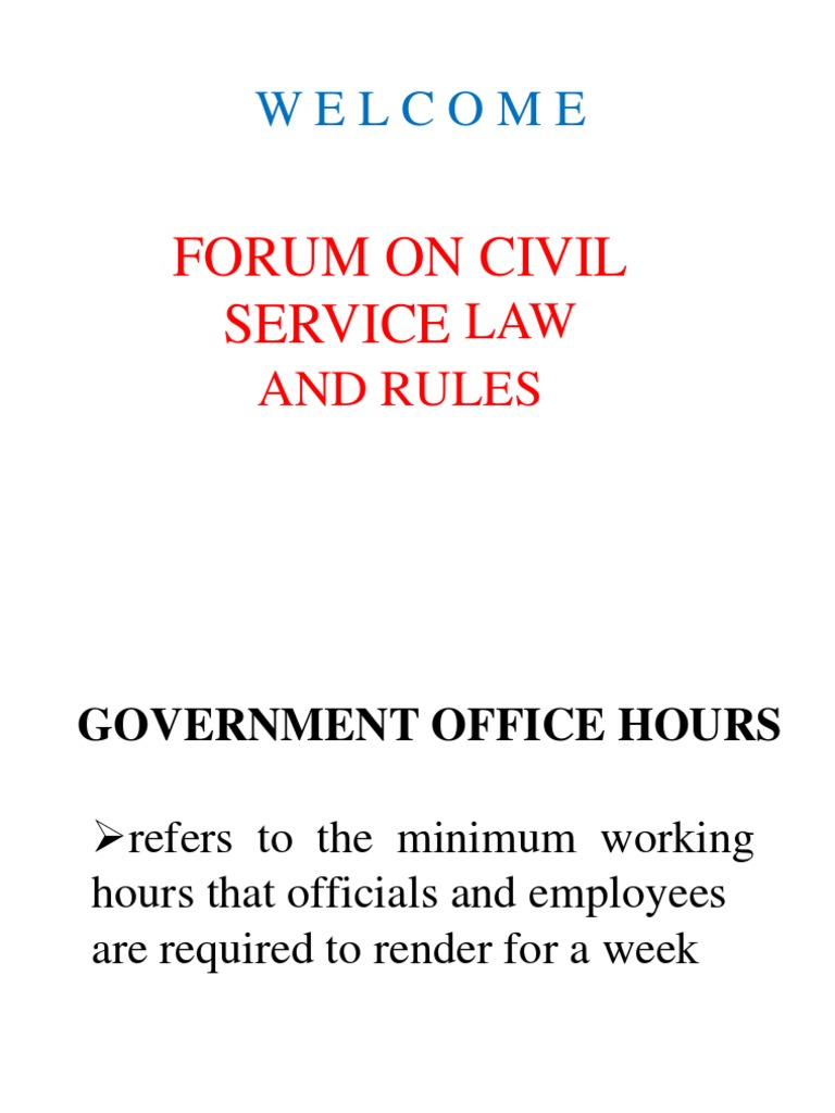 GovernmentOfficeHours.ppt Overtime Working Time