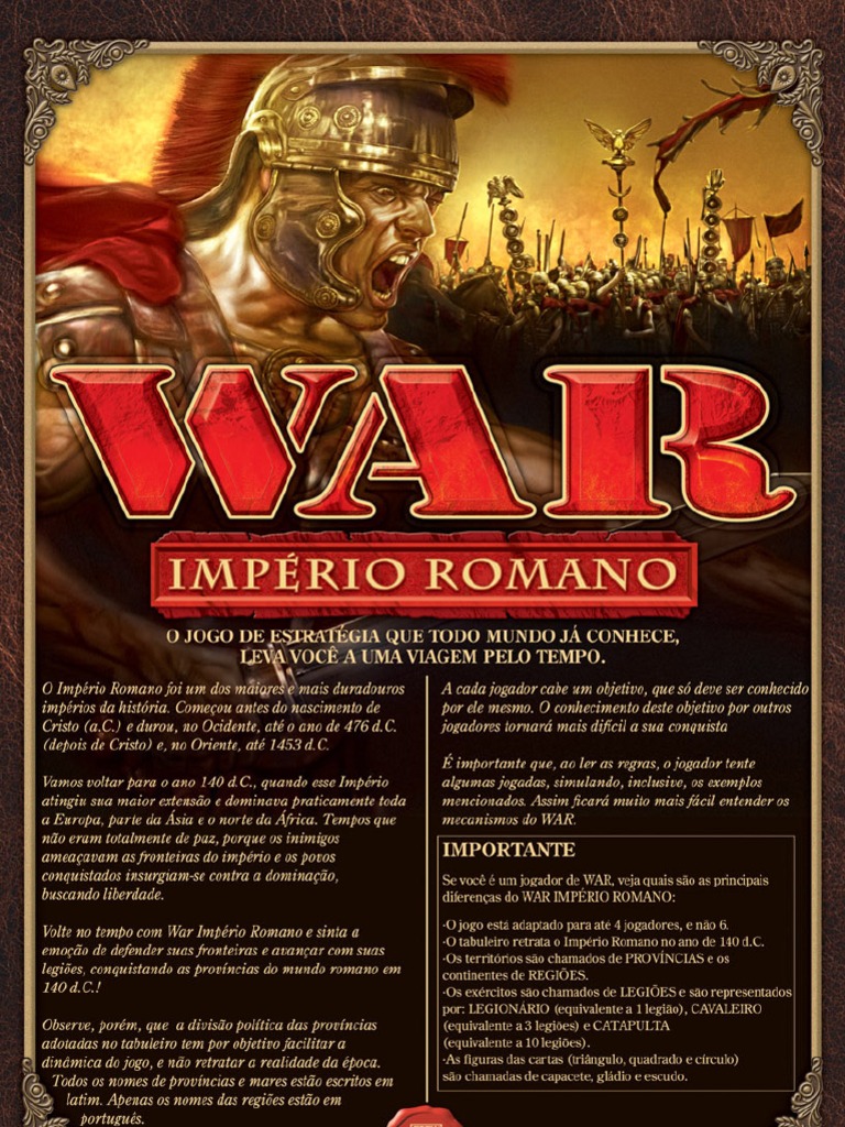 JOGO WAR / JÚNIOR - muito mais emoção e regras simples