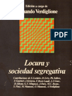 Locura y Sociedad Segregativa - Leclaire, Mannoni, Guattari Et Al.