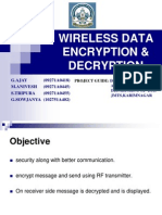 Wireless Data Encryption & Decryption PPT'S by G.ajay Kumar
