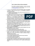 EXERCÍCIOS DE POTÊNCIA, TRABALHO E ENERGIA