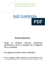 Raiz Cuadrada