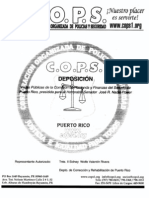 C.O.P.S.: Ponencia Ante Comisión de Hacienda Del Senado en Contra Del P. Del S. 421