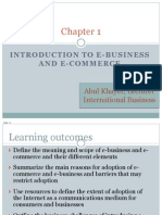 Introduction To E-Business and E-Commerce: Abul Khayer, Lecturer International Business