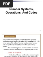 Number Systems, Operations, and Codes