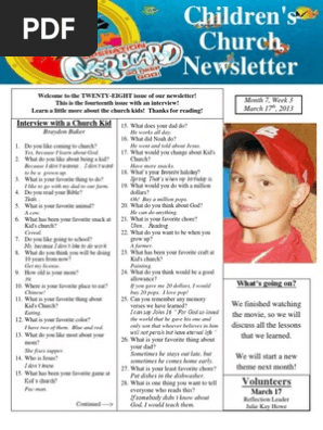 Newsletter 3-17-12