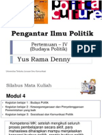 Pertemuan 4-Budaya Politik