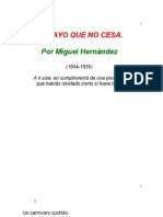 Hernandez, Miguel - El Rayo Que No Cesa