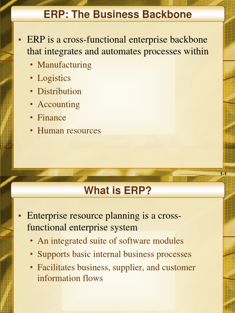 Chapter 8 - Erp SCM | PDF | Enterprise Resource Planning | Supply Chain ...