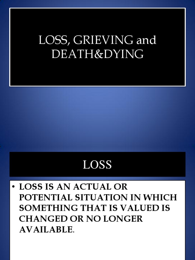Death and Dying | PDF | Grief | Coping (Psychology)