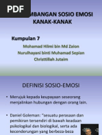 Perkembangan Sosio Emosi Kanak-Kanak