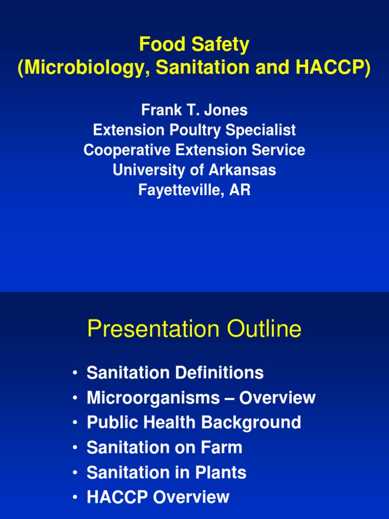 Food Safety Fundamentals A Comprehensive Overview of Microbiology