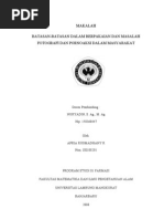 Download Batas-Batasan Berpakaian Dan Masalah Fotografi Dan Pornoaksi by Apria Ruzmadhany SN130836806 doc pdf