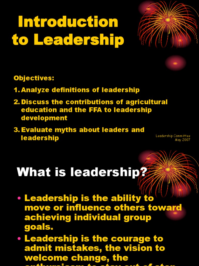 Introduction To Leadership | PDF