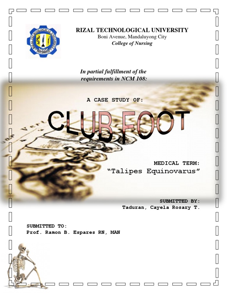 Case Study | PDF | Ankle | Foot