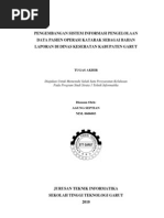 Pengembangan Sistem Informasi Pengelolaan Data Pasien Operasi Katarak Sebagai Bahan Laporan Di Dinas Kesehatan Kabupaten Garut