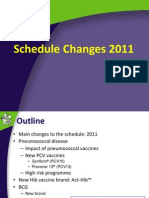 Schedule Changes 2011