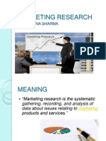 Marketing Research: By: Karuna Sharma