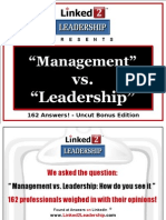 Management Vs Leadership Linked 2 Leadership
