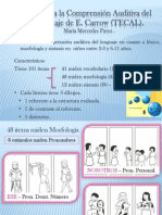 Evaluación Morfosintáctica