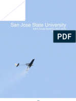 SJSU Design Report for AIAA Competition Aircraft