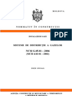 Normativ in constructii INSTALAŢII DE GAZE