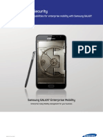 Samsung Mobile Security: Samsung GALAXY Enterprise Mobility